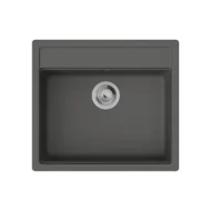 hansgrohe s52 keukenspoelbak graniet opbouw steengrijs 43359290 excenter 1