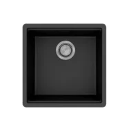 hansgrohe s53 keukenspoelbak graniet opbouw vlakbouw grafiet zwart 43361170 1