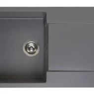 reginox amsterdam 10 grey silvery r30936 enkele keukenspoelbak graniet omkeerbaar opbouw 1