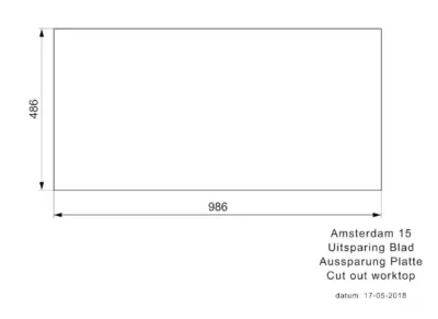 reginox amsterdam 15 grey silvery r30974 anderhalve keukenspoelbak graniet omkeerbaar opbouw 4