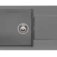 reginox amsterdam 43 grey silvery r33494 enkele keukenspoelbak graniet opbouw 1