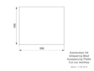 reginox amsterdam 54 tapwing grey silvery r31056 enkele keukenspoelbak graniet opbouw 3