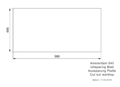 reginox amsterdam 540 black silvery r30806 enkele keukenspoelbak graniet opbouw 3