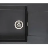 reginox amsterdam 78 black silvery r32756 keukenspoelbak graniet opbouw 1