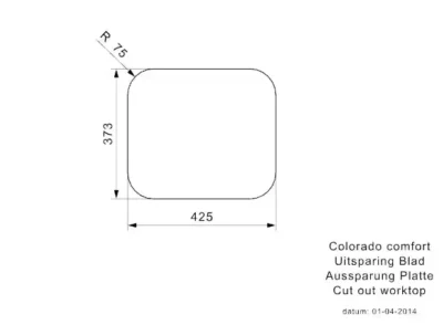reginox colorado okg comfort r24195 enkele keukenspoelbak rvs onderbouw vlakbouw opbouw 5