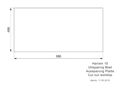 reginox harlem 15 grey silvery r31038 anderhalve keukenspoelbak graniet opbouw 3