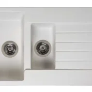 reginox harlem 15 pure white r31285 anderhalve keukenspoelbak graniet opbouw 1