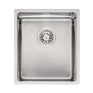 reginox houston 34 x 40 r32862 enkele keukenspoelbak rvs onderbouw vlakbouw opbouw 1