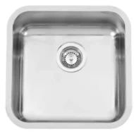 reginox ib 4040 kg cc 40 x 40 r23228 enkele keukenspoelbak rvs onderbouw vlakbouw opbouw 1