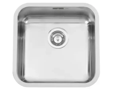 reginox ib 4040 okg 40 x 40 r32015 enkele keukenspoelbak rvs onderbouw vlakbouw opbouw 1