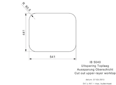 reginox ib 5040 okg 50 x 40 r32022 enkele keukenspoelbak rvs onderbouw vlakbouw opbouw 6