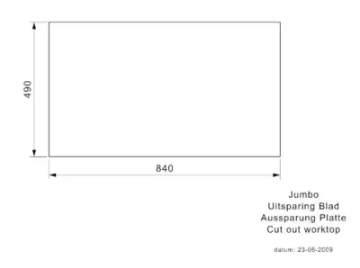 reginox jumbo r18354 enkele keukenspoelbak rvs opbouw 3