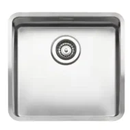 reginox kansas 40 x 40 okg r19047 enkele keukenspoelbak onderbouw vlakbouw opbouw 1