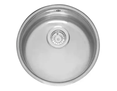 reginox l18 370 okg r14349 keukenspoelbak rond rvs 37 cm onderbouw vlakbouw opbouw 1