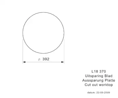reginox l18 370 okg r14349 keukenspoelbak rond rvs 37 cm onderbouw vlakbouw opbouw 3