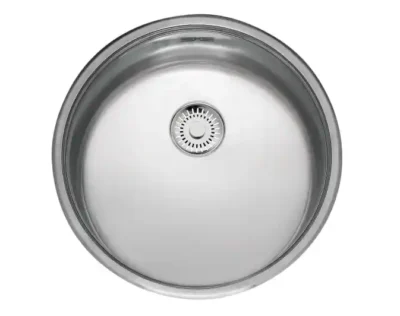 reginox l18 390 okg comfort r26076 keukenspoelbak rond rvs 39 cm onderbouw vlakbouw opbouw 1