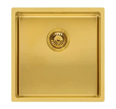 reginox miami 40 x 40 gold edition r30714 rvs keukenspoelbak vlakbouw of onderbouw 1