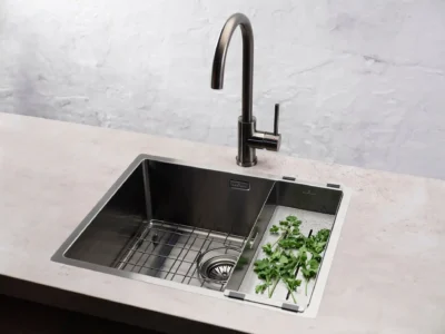 reginox miami 50 x 40 r30721 enkele keukenspoelbak gun metal opbouw vlakbouw onderbouw 5