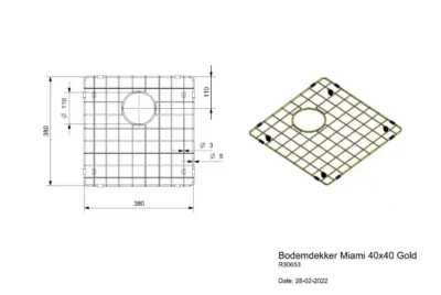 reginox miami bodemrooster rvs goud r30653 2