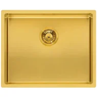 reginox miami gold 50 x 40 r30745 enkele keukenspoelbak goud opbouw vlakbouw onderbouw 1