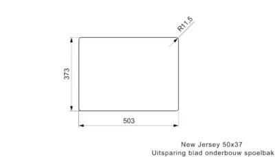 reginox new jersey 50 x 37 r32992 keukenspoelbak rvs onderbouw vlakbouw opbouw 5