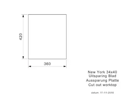 reginox new york 34 x 40 okg comfort r27820 enkele keukenspoelbak rvs onderbouw vlakbouw opbouw 4