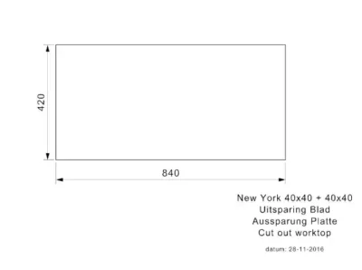 reginox new york 40 x 40 + 40 x 40 okgd comfort r28254 dubbele keukenspoelbak rvs onderbouw vlakbouw opbouw 4