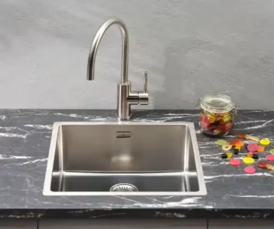 reginox new york 40 x 40 okg comfort r27639 enkele keukenspoelbak rvs onderbouw vlakbouw opbouw 2