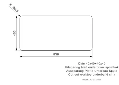 reginox ohio 40 x 40 + 40 x 40 okgd r16596 dubbele keukenspoelbak rvs onderbouw vlakbouw opbouw 4