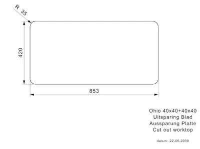 reginox ohio 40 x 40 + 40 x 40 okgd r16596 dubbele keukenspoelbak rvs onderbouw vlakbouw opbouw 5
