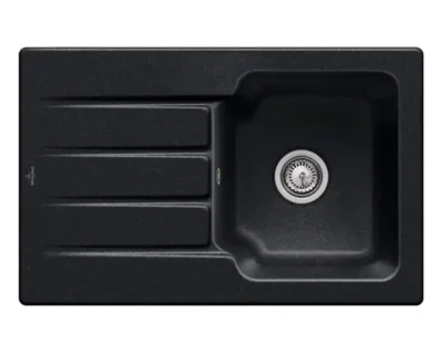 villeroy boch architectura 45 keukenspoelbak keramiek chromit omkeerbaar opbouw 1