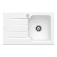 villeroy boch architectura 45 keukenspoelbak keramiek opbouw steen wit excenter 1