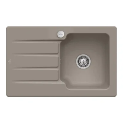 villeroy boch architectura 45 keukenspoelbak keramiek opbouw timber excenter 1