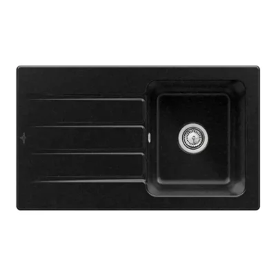 villeroy boch architectura 50 keukenspoelbak keramiek chromit omkeerbaar opbouw 1