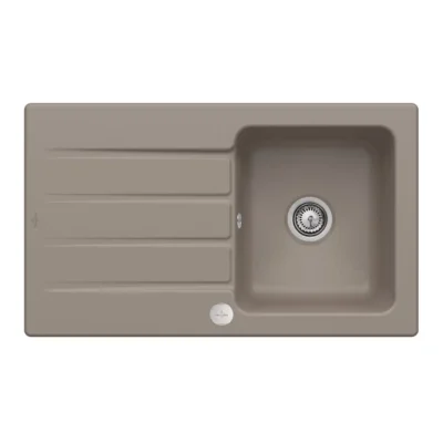 villeroy boch architectura 50 keukenspoelbak keramiek opbouw timber excenter 1