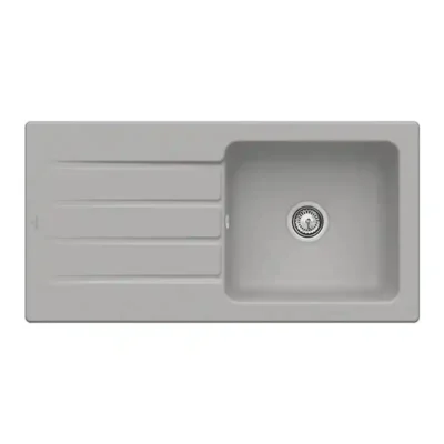 villeroy boch architectura 60 keukenspoelbak keramiek fossil omkeerbaar opbouw 1