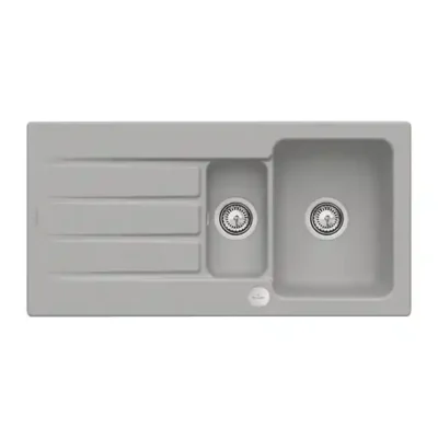 villeroy boch architectura 60 xr keukenspoelbak keramiek opbouw fossil excenter 1
