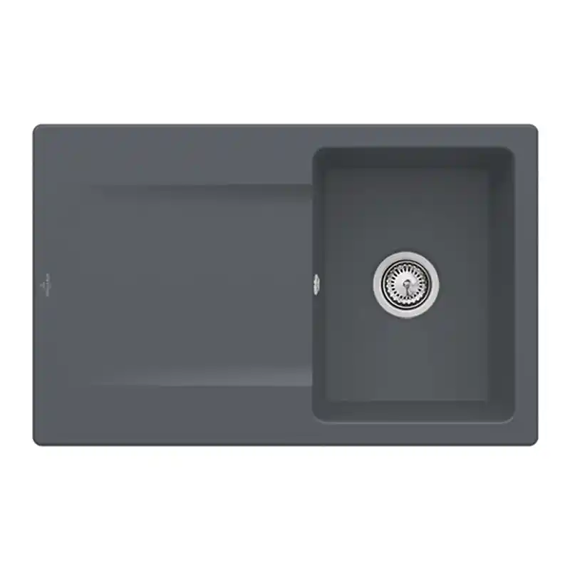 villeroy boch siluet 45 flat keukenspoelbak keramiek vlakbouw grafiet excenter 1 villeroy boch siluet 45 flat keukenspoelbak keramiek vlakbouw grafiet excenter 1