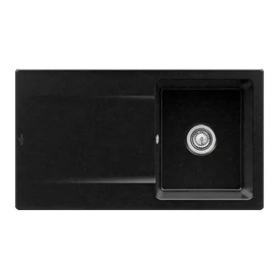 villeroy boch siluet 50 flat keukenspoelbak keramiek chromit omkeerbaar vlakbouw 1