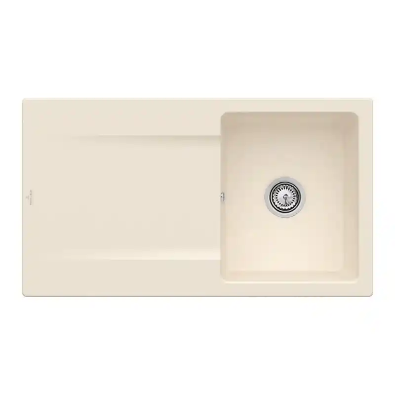 villeroy boch siluet 50 flat keukenspoelbak keramiek vlakbouw ivory excenter 1 villeroy boch siluet 50 flat keukenspoelbak keramiek vlakbouw ivory excenter 1