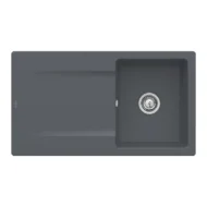 villeroy boch siluet 50 keukenspoelbak keramiek graphit omkeerbaar opbouw 1