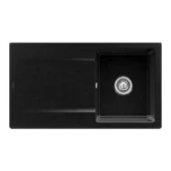 villeroy boch siluet 50 keukenspoelbak keramiek opbouw chromit excenter 1