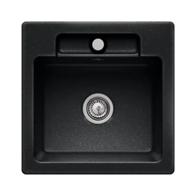 villeroy boch siluet 50 s keukenspoelbak keramiek opbouw chromit 2