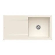 villeroy boch siluet 60 flat keukenspoelbak keramiek creme omkeerbaar vlakbouw 1