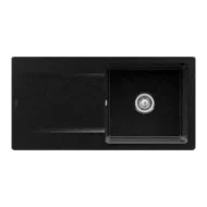 villeroy boch siluet 60 keukenspoelbak keramiek opbouw chromit 1