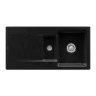 villeroy boch siluet 60 r flat keukenspoelbak keramiek vlakbouw chromit 1