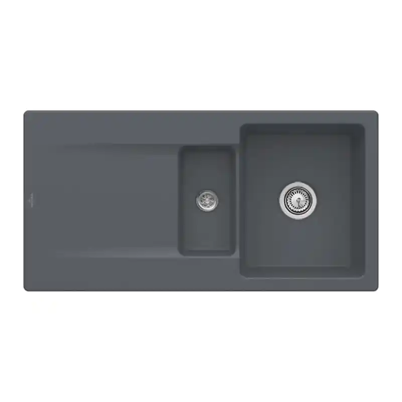 villeroy boch siluet 60 r flat keukenspoelbak keramiek vlakbouw grafiet 1 villeroy boch siluet 60 r flat keukenspoelbak keramiek vlakbouw grafiet 1