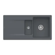 villeroy boch siluet 60 r keukenspoelbak keramiek graphit omkeerbaar opbouw 1