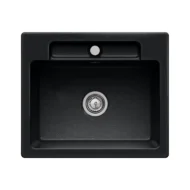 villeroy boch siluet 60 s flat keukenspoelbak keramiek vlakbouw chromit 1