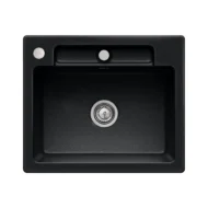 villeroy boch siluet 60 s keukenspoelbak keramiek opbouw chromit excenter 1